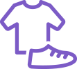 icon of shirt and shoe