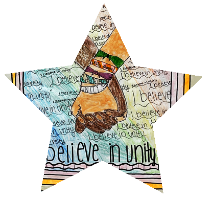 unity stars believe in unity drawing
